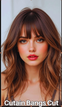 Curtain Bangs Cut
