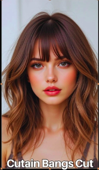 Curtain Bangs Cut